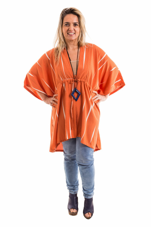 Kimono estampado Preta - Imagem 2