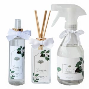 Kit Aromatizador + Home Spray + Água Perfumada - Chá Branco