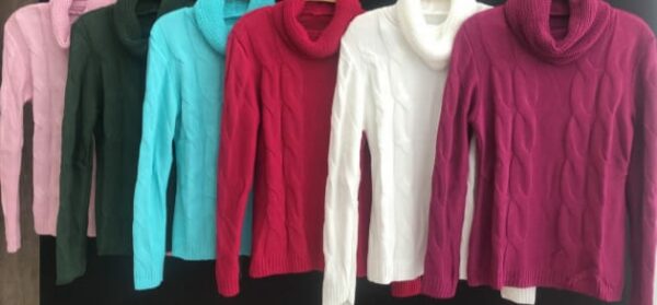 Blusa Tricot Gola Boba - Imagem 4