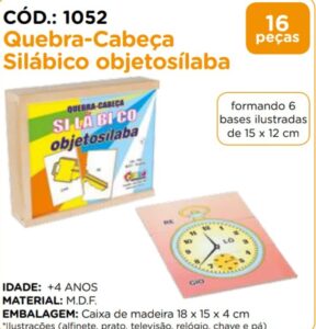 Quebra-cabeça Silábico Objetosílaba